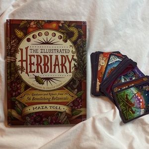 Maia Toll Herbiary illustrated with 36 oracle cards